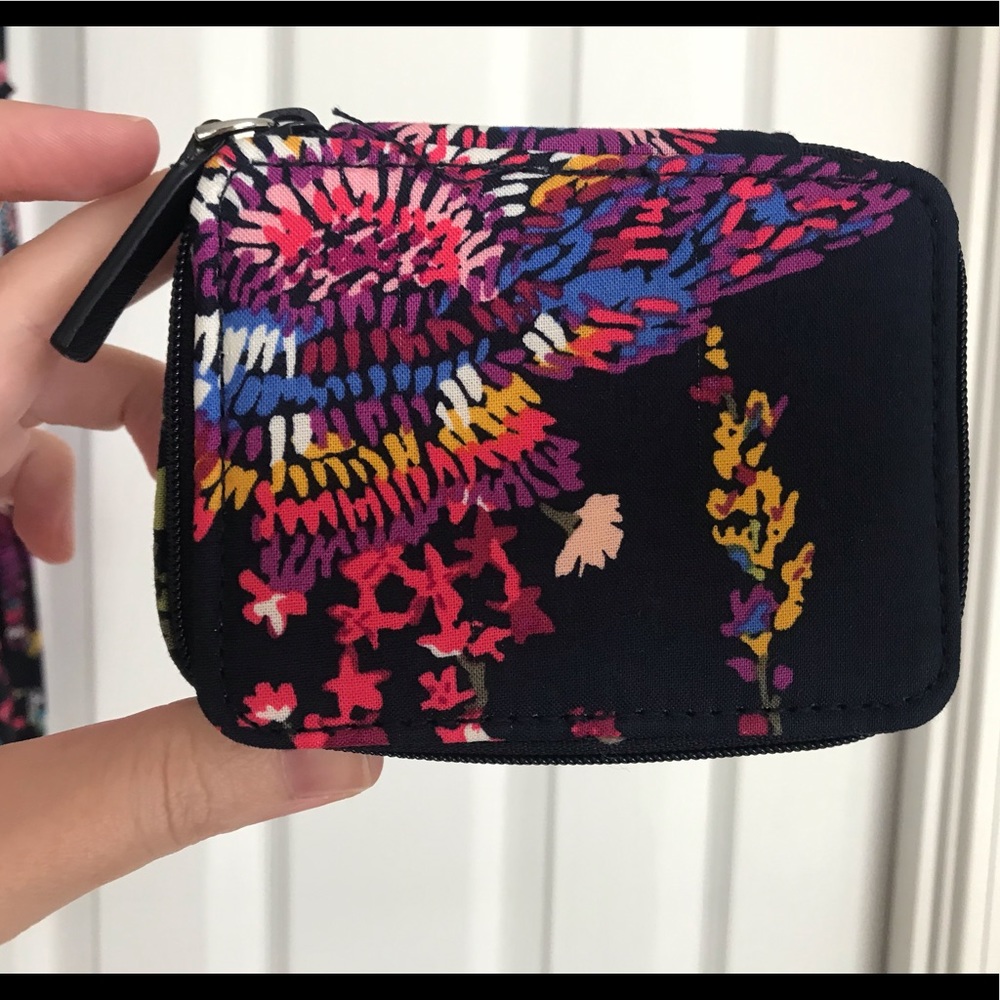 Vera Bradley Midnight Wildflowers Pill Case